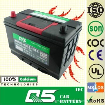 JIS-95D31 12V80AH Charge sans entretien pour batterie de voiture